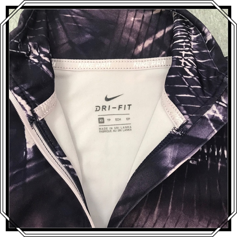 Nike Purple Dri-Fit Half zip shirt Size XS NWOT - Picture 2 of 3
